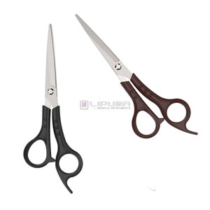 Tijeras de Peluquería Profesionales con Mango de Plástico y Acero Inoxidable, Perfectamente Equilibradas para un Corte de Cabello Suave - Product Image 1