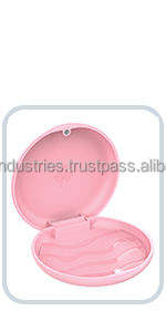 Soporte antideslizante de Clase I, protector bucal con estampado de boxeo, caja de almacenamiento Dental de plástico con forma Circular, precio de fábrica barato - Product Image 6