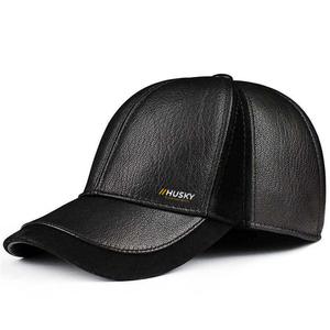 Casquette de baseball unisexe en coton Husky, 6 panneaux, logo brodé réglable sur le devant, chapeau décontracté pour adultes - Product Image 5