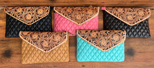 2025, superventas, bolso de hombro tipo bandolera acolchado de cuero de vaca mecanizado a mano de lujo, monederos tipo sobre con estampado de celosía de diamantes para mujer - Product Image 4