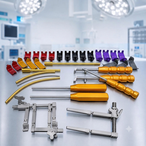 Sistema Retractor Cervical Manual Profesional de Acero Inoxidable, Juego de Instrumentos Quirúrgicos Ortopédicos OEM - Product Image 1
