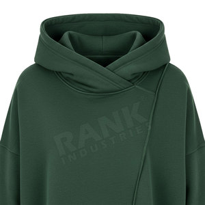 เสื้อฮู้ดสำหรับผู้หญิงโอเวอร์ไซส์ผ้านิ่มทันสมัย - Product Image 6