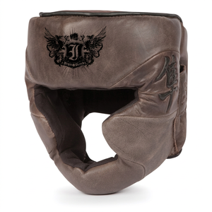 Kanpeki 2.0 Premium Real Artificial Leather Sports Safety Head Guard Thick 4-Layer Padding <b>Dual</b> <b>Lock</b> Hook Loop Closing System - Product Image 3