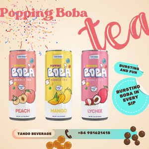 Tan DO drink 330มล. น้ำผลไม้ Boba เครื่องดื่ม10รสชาติ OEM พร้อม24เดือนอายุการเก็บรักษาที่ดีที่สุดเสิร์ฟเย็น HACCP halal fssc - Product Image 6