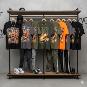 เสื้อยืดสีพื้นขายดี พิมพ์ลายโลโก้ สินค้าขายดี ดีไซน์ยอดเยี่ยม ผู้ผลิตชั้นนำ เสื้อยืดสตรีทแวร์ - Product Image 6