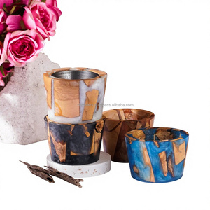 Imperial Glow Handmade Wooden <b>Oud</b> Resin Incense Burner Elegant <b>Bakhoor</b> Burner for High-End Home Fragrance and Prayer Room - Product Image 2