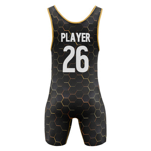 Traje de Lucha Libre Personalizado, Ropa Deportiva Ligera y Flexible, Uniforme Atlético, Fabricante Mayorista - Product Image 5