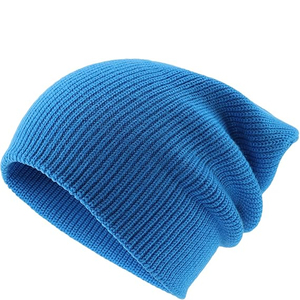 Wholesale White Plain Beanie Hat Rib Knit <b>Winter</b> <b>Cap</b> Unisex Soft Warm Stretch Skull <b>Cap</b> Custom Logo Hat - Product Image 3