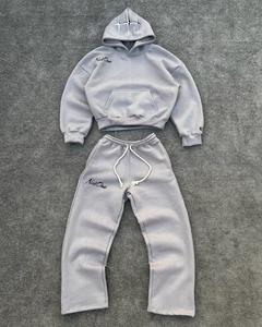 YITE Sweatsuits Unisex Streetwear Boxy Hoodie and Sweatpants <b>Sets</b> for Men High Quality 100% Heavy Cotton Oversized Tracksuit <b>Set</b> - Product Image 1