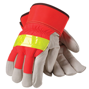 Guantes de Soldadura de Cuero de Cabra Vintage, Guantes de Seguridad para Exteriores, Transpirables, para las Cuatro Estaciones, Industria y Construcción - Product Image 3