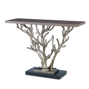 Trending Design <b>Gold</b> Plated Handcrafted Wholesale Furniture Accessories <b>Console</b> <b>Table</b> Top Quality Rectangle Shape - Product Image 4