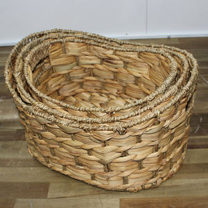 Artex Dong Thap Paniers de rangement tissés en jacinthe d'eau faits à la main Coffrets cadeaux pour la décoration et l'organisation de la maison - Product Image 4