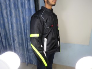 เสื้อแจ็คเก็ตขี่มอเตอร์ไซค์พิมพ์โลโก้ตามสั่ง กันน้ำ กันลม ไซส์ใหญ่ คุณภาพสูง สำหรับการผจญภัย ทนไฟ - Product Image 3