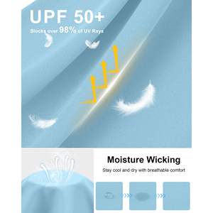 Unisex UV Protection Shirt Breathable Quick Dry Anti-UV Summer Outdoor Sports T-Shirt - Product Image 5