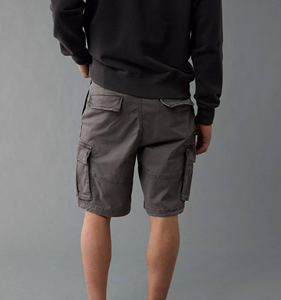 Shorts cargo respirants en toile pour hommes, légers, 100 % polyester, vêtements de haute qualité, vente en gros, shorts tendance taille mi-haute - Product Image 3