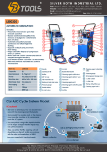 Máquina Profesional de Limpieza de Sistemas de Aire Acondicionado con Circulación Neumática Automática Asistida por Burbujas, 2L, Presión de Aire - Product Image 6