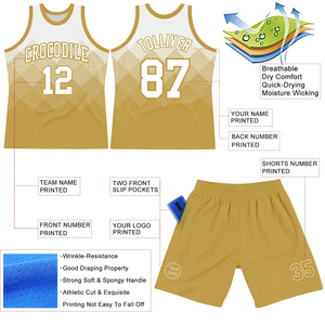 Conjunto de Pantalones Cortos de Baloncesto Sublimados Personalizados, Unisex, Transpirables, con Nombre del Equipo Impreso, para Adultos, para Todas las Temporadas - Product Image 3