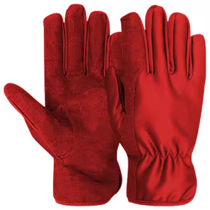 Gants de serrage élastiques durables en cuir de vachette pleine fleur et cuir de chèvre grainé, robustes, antistatiques, résistants à la chaleur, aux étincelles et aux déchirures, antidérapants - Product Image 5