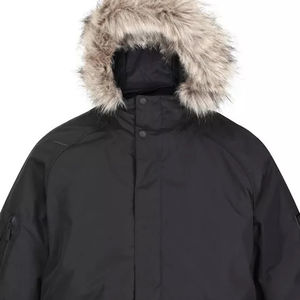 Vêtements en gros OEM, parka d'hiver personnalisée pour hommes, veste coupe-vent décontractée, imperméable, logo personnalisé, parka pour hommes en taille plus - Product Image 2