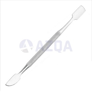 Pousse-cuticules réutilisables à double tête en acier inoxydable pour le soin des ongles, le nettoyage des cuticules et le nail art professionnel - Product Image 3