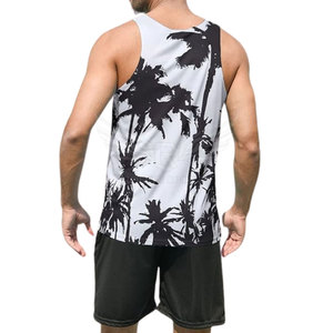 Hot Selling Premium Quality Men's Casual Knitted Tank <b>Top</b>-Breathable Eco-Friendly Quick Dry <b>Loose</b> Fit <b>Gym</b> Fitness Wear - Product Image 6