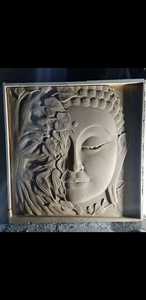 ภาพแกะสลักพระพุทธรูปบนผนังหินทรายธรรมชาติแบบ CNC ระดับพรีเมียม |   แผ่นหินนูนลายสามมิติ ดีไซน์ทันสมัย ตกแต่งภายในหรูหรา สำหรับภายนอกอาคาร สวนสาธารณะ โรงแรม - Product Image 2