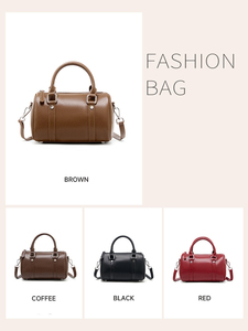 Bolsos de Mano Personalizados de Cuero Genuino para Mujer, Bolsos de Cuero Rojo de Piel de Vaca, Bolsos Cruzados de Gran Capacidad, Bolsos Tote Retro - Product Image 3