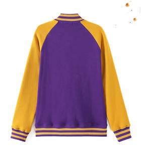 โอเมก้าพรีเมียมขายส่ง |   พีเอสไอ |   เสื้อแจ็คเก็ตขนแกะสีม่วงพิเศษ ปักลายตัวอักษรทองด้านหน้า ป้องกันลม พร้อมระบบทำความร้อน สำหรับผู้ชาย - Product Image 6