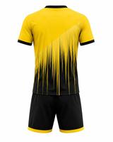 Conjunto de Camiseta de Fútbol Sublimada para Hombre, Manga Corta, Poliéster que Absorbe la Humedad, Uniforme de Fútbol con Cuello Redondo, Corte Regular