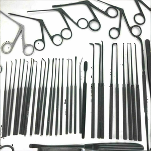 Juego de Instrumentos Quirúrgicos MEDZORA para Microcirugía de Oído, Timpanoplastia, Material de Acero, Color Negro, Fuente de Alimentación Manual, Certificado CE - Product Image 3