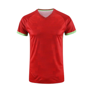Camiseta de Fútbol 100% Poliéster, Transpirable, Ligera, Manga Corta, Nuevo Diseño, Precio al por Mayor - Product Image 4