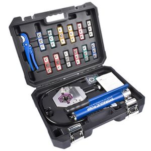Auto Repair Hydraulic Hose Crimping Tool Manually Operated with 7 Sets of Dies AC Crimping Tool - Product Image 2