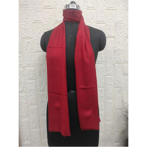 Fine <b>Wool</b> Diamond Weave Muffler Premium Wholesale 80% Fine <b>Wool</b> 20% Silk Scarf 40x180 cm Luxury Soft Warm Lightweight Elegant - Product Image 2
