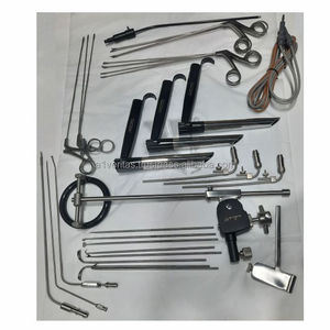 Ensemble de laryngoscope direct professionnel en acier inoxydable A-1 VERITAS pour l'examen des voies respiratoires ORL avec lames réutilisables et poignée LED - Product Image 4