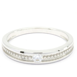 Meilleures ventes, bagues de mariage en or blanc 18 carats avec diamants 100% naturels, design classique et populaire, ensemble pour couple, coupe brillante 0,08 ct, sur mesure - Product Image 5