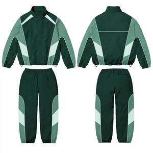 Survêtement coupe-vent zippé en polyester pour hommes et femmes, faible MOQ - Product Image 2
