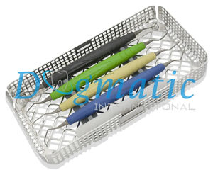 Kit de détartrage manuel 4 pièces de haute qualité Dogmatic, ensemble de tunnelisation dentaire en acier inoxydable pour le nettoyage et le remplissage des dents, Classe I CE - Product Image 4