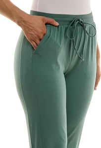 Pantalones Jogger Cargo Casuales Transpirables para Mujer, de Cintura Media, Pierna Ancha, Estilo Holgado y Oversize, Ligeros - Product Image 5