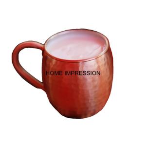 Accesorios de metal para vasos de taza de cobre martillado de alta demanda para regalar disponibles a un precio razonable del exportador indio - Product Image 1