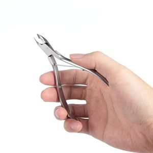 Coupe-cuticules en acier inoxydable 12,5 mm à lame biseautée et pointe incurvée pour le soin des ongles - Product Image 5