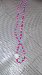 Lanière élégante faite à la main avec broderie perlée, artisanat traditionnel, sangle de cou pour le travail et les voyages - Product Image 1