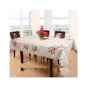 Nappe de table portable en lin imperméable de couleur moutarde pour banquet, restaurant, camping, personnalisable, exportateur indien - Product Image 2