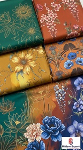 Premium Digital Printed Polyester Fabric Manufacturer Soft Fashion Textile for Apparel Garments and Designer Wear - Product Image 3