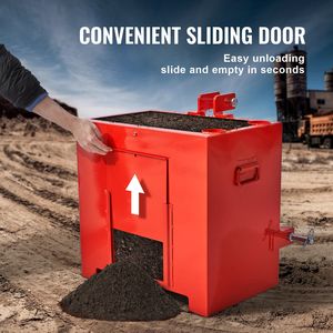 Cassetta Portaoggetti per Trattore Categoria 1 a 3 Punti, Capacità 800 libbre, con 2 Ricevitori per Gancio di Traino e Cassetta Portaoggetti da 5 piedi cubi - Product Image 5