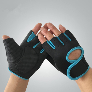 Wholesale Custom Half-finger PU Leather Weightlifting <b>Gloves</b> for Men-Waterproof Breathable Lightweight Drawstring Closure Gym - Product Image 6