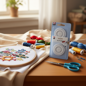 Plaque à aiguilles blanche ALFILERES pour broderie, artisanat, point de croix et travaux d'aiguille - Product Image 2