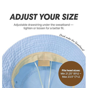 Chapeau Bob Anti-UV Extérieur Nouvelle Tendance en Polyester de Qualité Supérieure, Conception Personnalisée, Durable, Vente Directe Usine, Meilleure Vente - Product Image 5