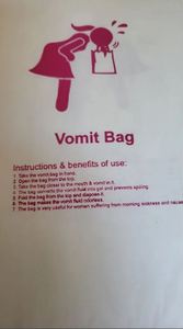 Bolsa de Vómito de Plástico de Alta Capacidad para Uso en Pacientes, Bolsa de Vómito de Plástico Desechable Ecológica al Mejor Precio por Exportador - Product Image 2