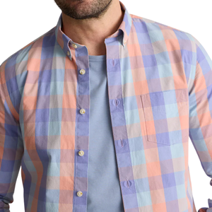 Camisa de Algodón con Botones de Estilo Vintage para Hombre, Camisas Clásicas Suaves, Corte Holgado Informal, Venta al por Mayor OEM ODM - Product Image 5