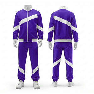 Chándal Deportivo Sublimado Personalizado para Hombre y Mujer, Traje de Entrenamiento para Correr, Ropa Deportiva Transpirable de Poliéster, Uniforme de Equipo con Logotipo OEM - Product Image 5